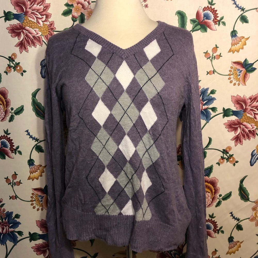 Argyle sweater